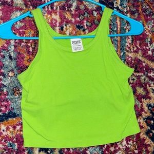 PINK cropped tank top